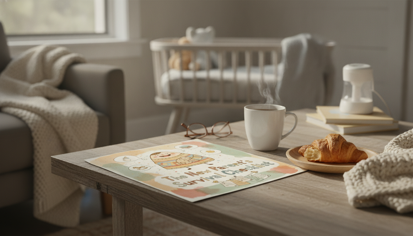 New Parent Survival Checklist: Printable Rest & Essentials